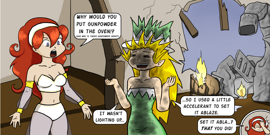 Breadfinder - Episode 3, Page 1: 003-Burning hands